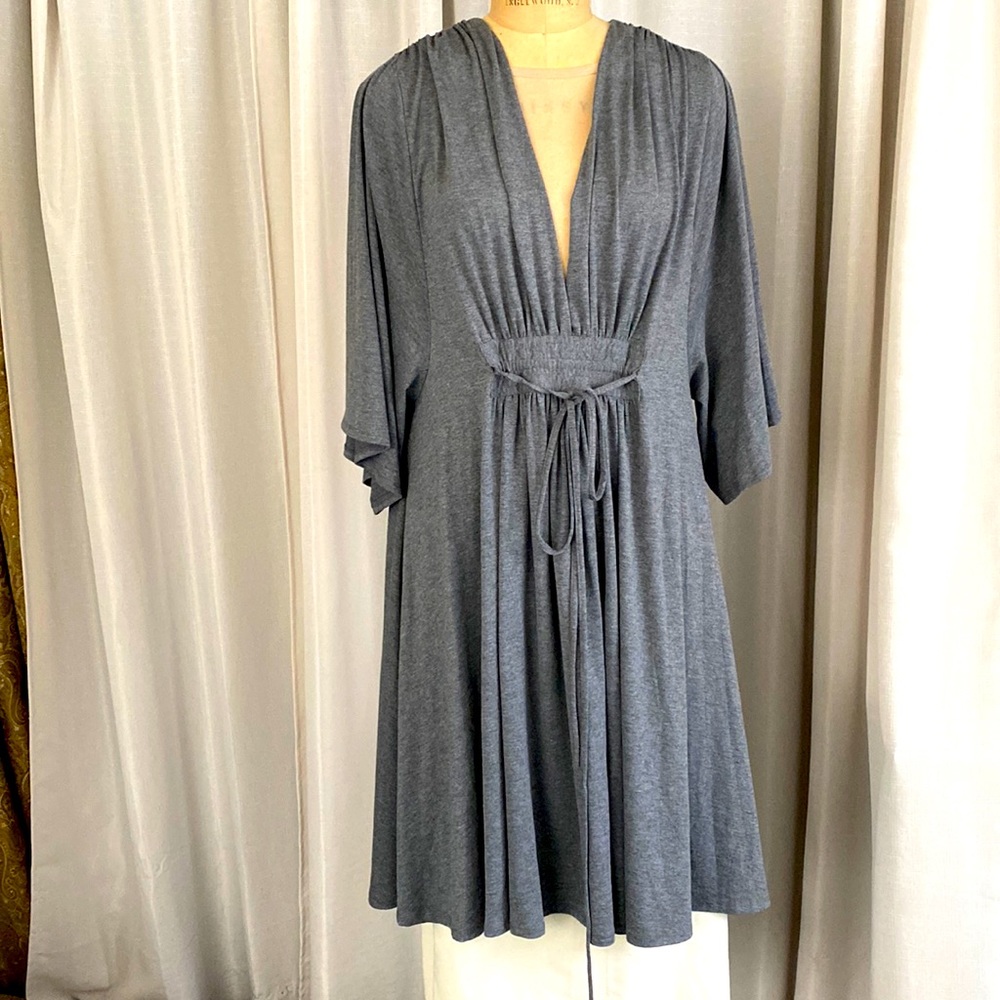 Gray tunic dress